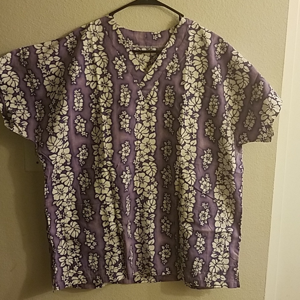 Unisex One of a Kind Medical Scrub Top